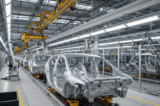 Krise der deutschen Autoindustrie Produktionstief