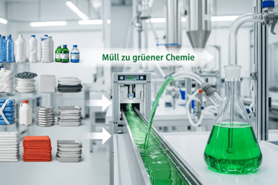 Grüne Chemie aus Müll – Pyrolyseprozess erklärt