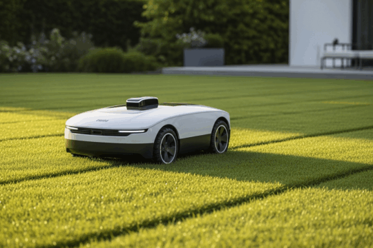 Mähroboter perfekter Rasen im Garten