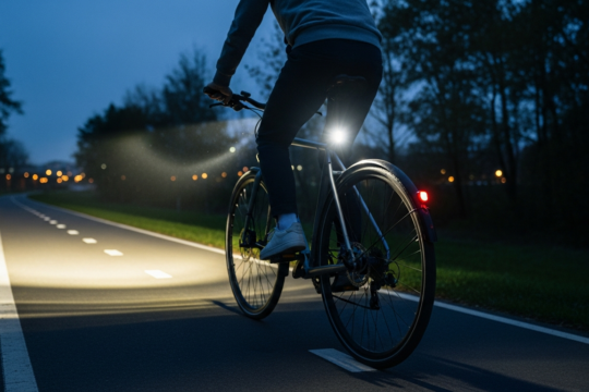 Fahrradbeleuchtung Test LED Frontscheinwerfer