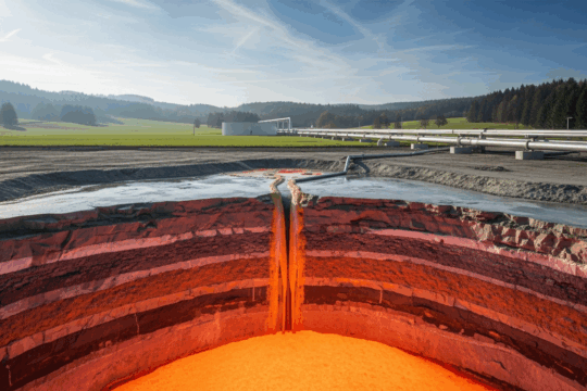 Bohranlage für Tiefengeothermie in Prenzlau