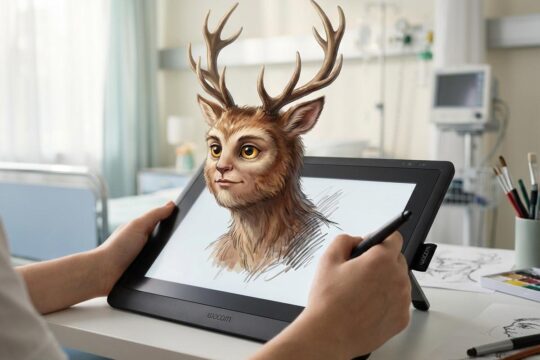 Luisa Zürchers Hände erschaffen eine bittersüße, halb lebendige Kreatur, einen Charakter ihres Animationsfilms. Dieser Luisa Zürcher Animationsfilm verknüpft Kunst & Resilienz.