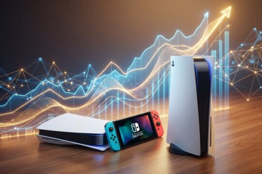 PlayStation 5 und Nintendo Switch stehen vor positiven Datenkurven, die die starke Konsolenmarkt Entwicklung widerspiegeln.
